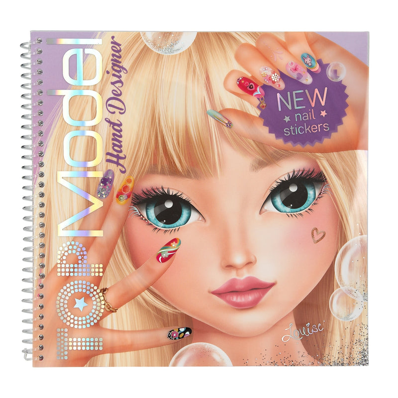 TOPModel Hand-Design Colouring Book