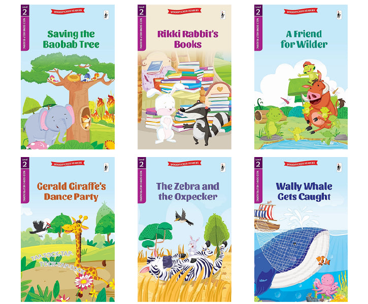 The Emerging Reader Set Of Animal Stories 6 Book Box Set (Level 2)