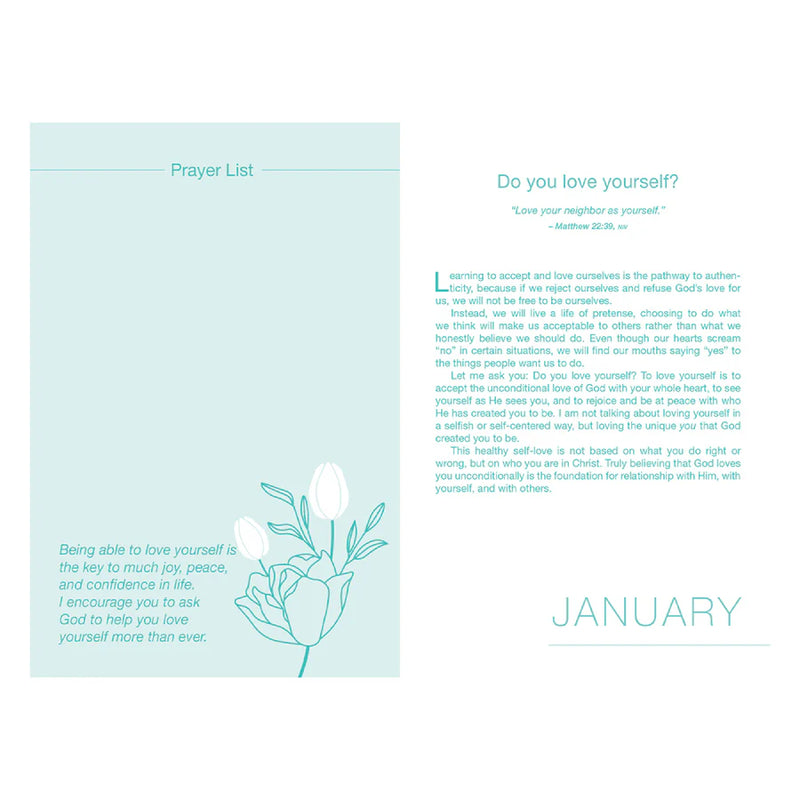 Daily Planner 2025 Joyce Meyer Teal