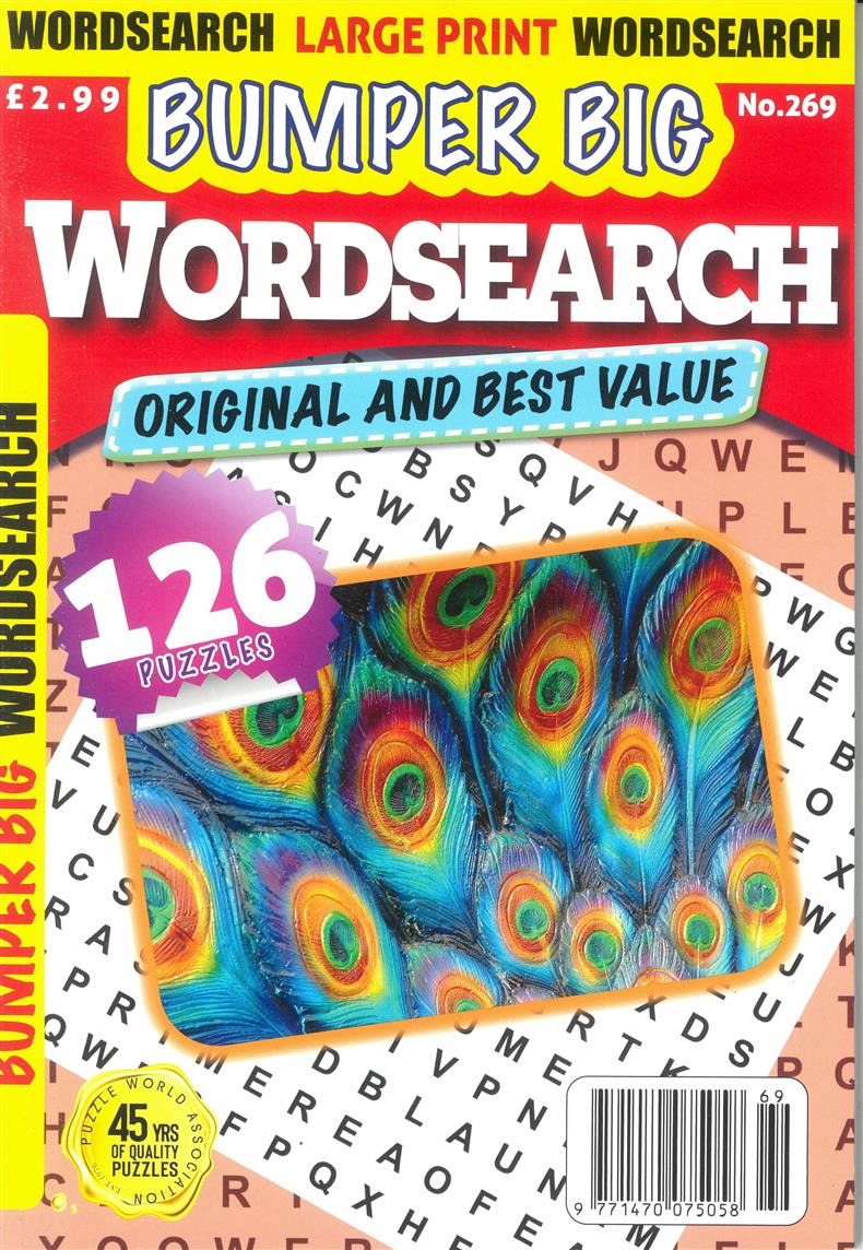 Bumper Big Word Search Issue 269