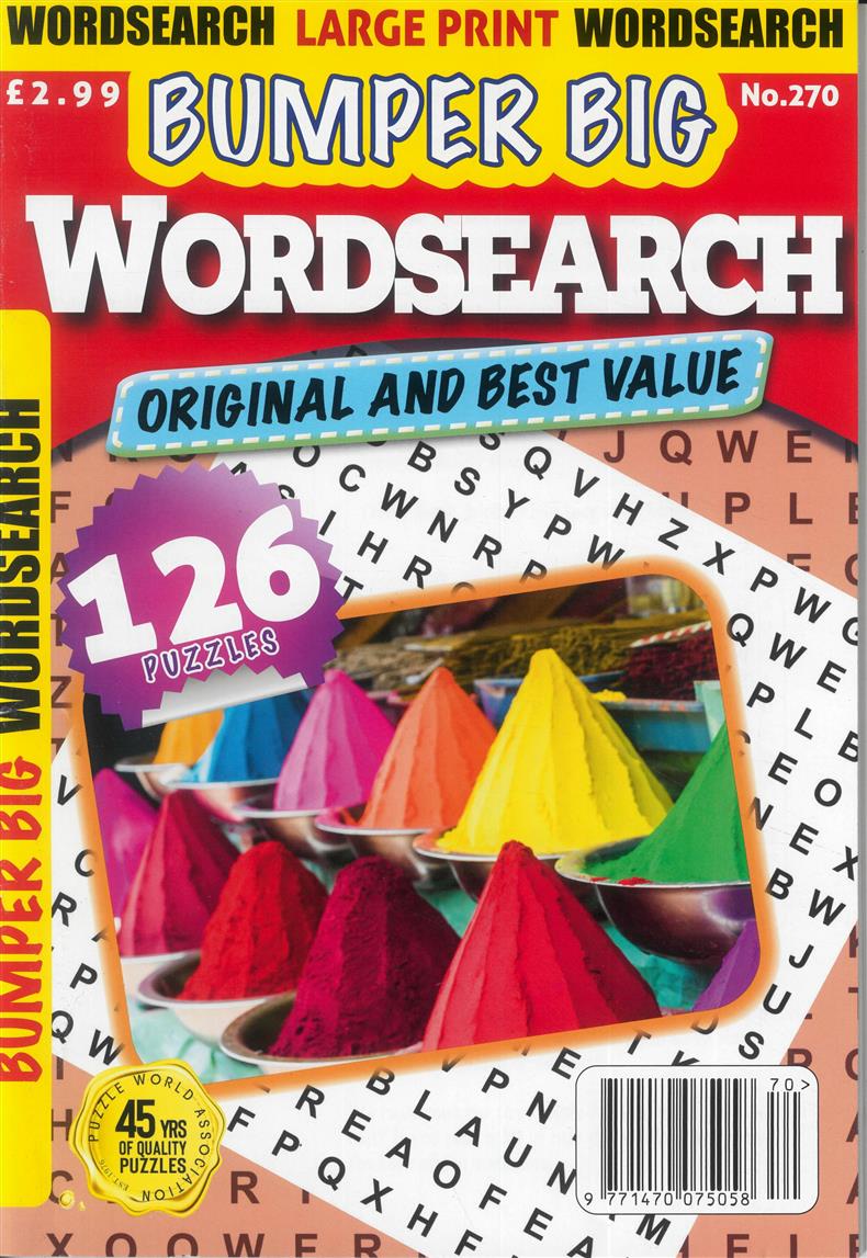 Bumper Big Word Search Issue 270