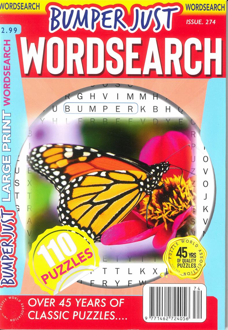 Bumper Just Wordsearch Issue 274