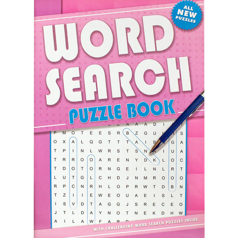 Word Search Pink Puzzle Book