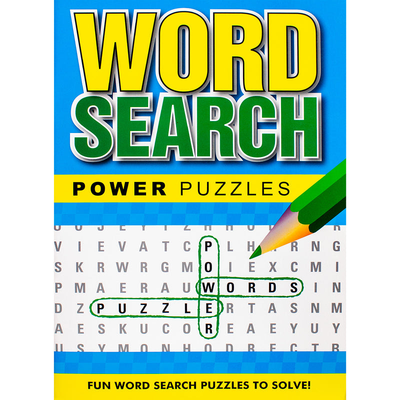 Word Search Blue Power Puzzles