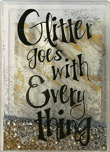 Glitter Goes with Everything Marble Stationery Box Set