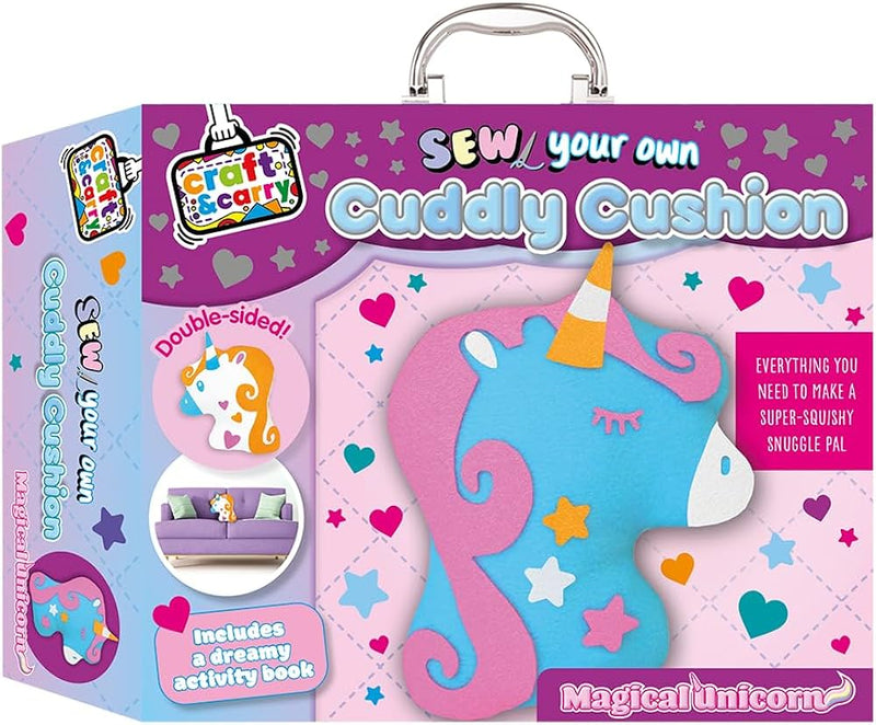 Sew Your Own Cuddly Cushion Magical Unicorn Box Set