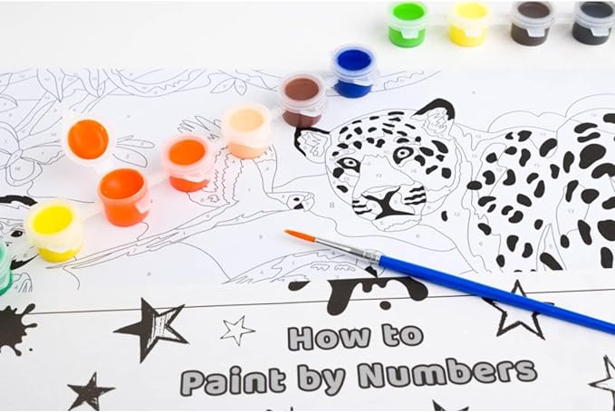 Paint by Numbers Jungle Wildlife Pack