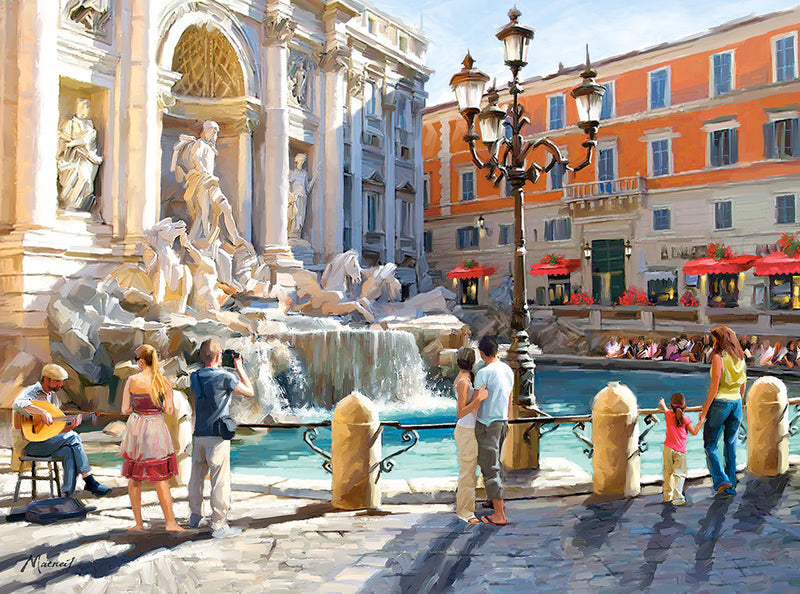 The Trevi Fountain 3000 Piece Puzzle