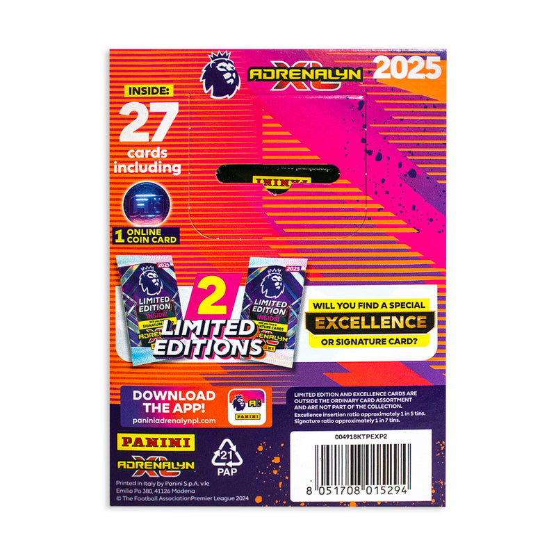 Adrenalyn Premier League Pocket Tin 2025 (Black)