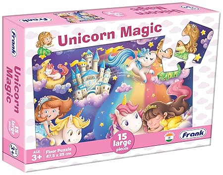 Unicorn Magic 15 Piece Floor Ages 3+ Jigsaw Puzzle