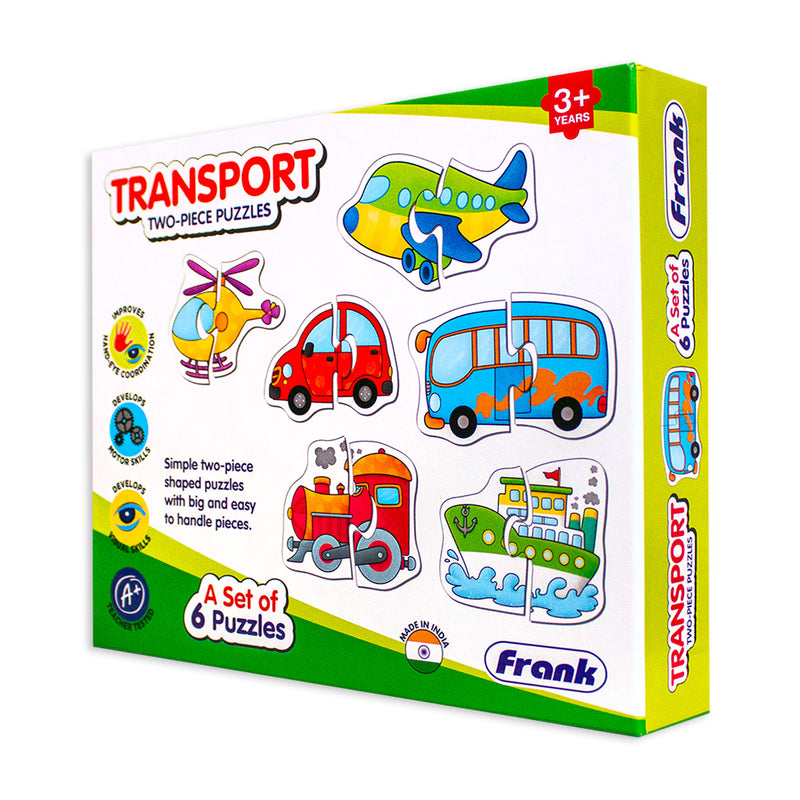 Transport Two Piece Puzzles 6In1 Box