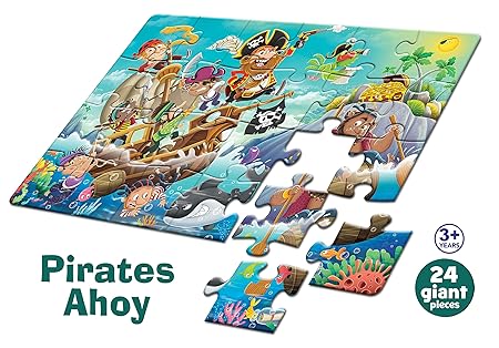 Pirates Ahoy 24 Piece Ages 3+ Jigsaw Puzzle