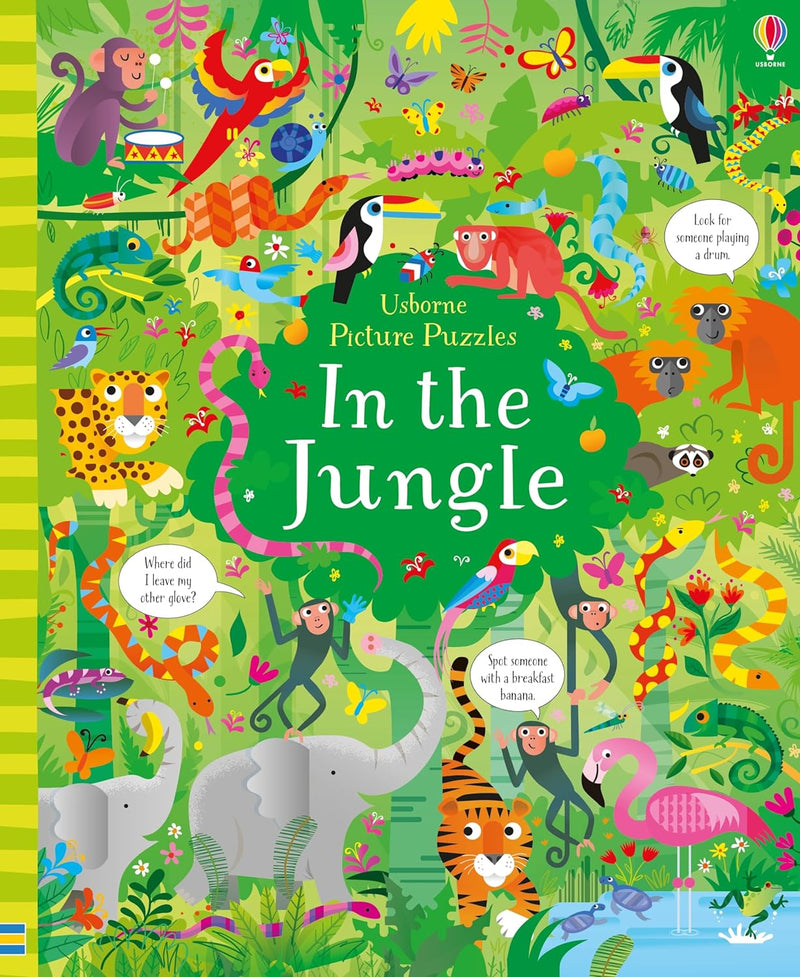 Usborne Book and 300 Jigsaw In the Jungle Box Set