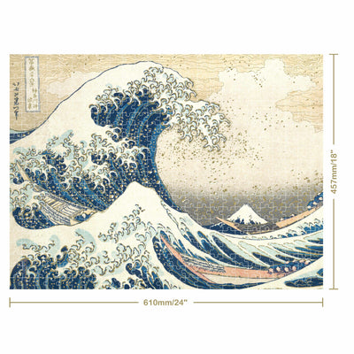 Mindbogglers Gold The Great Wave 500 Piece Jigsaw Puzzle