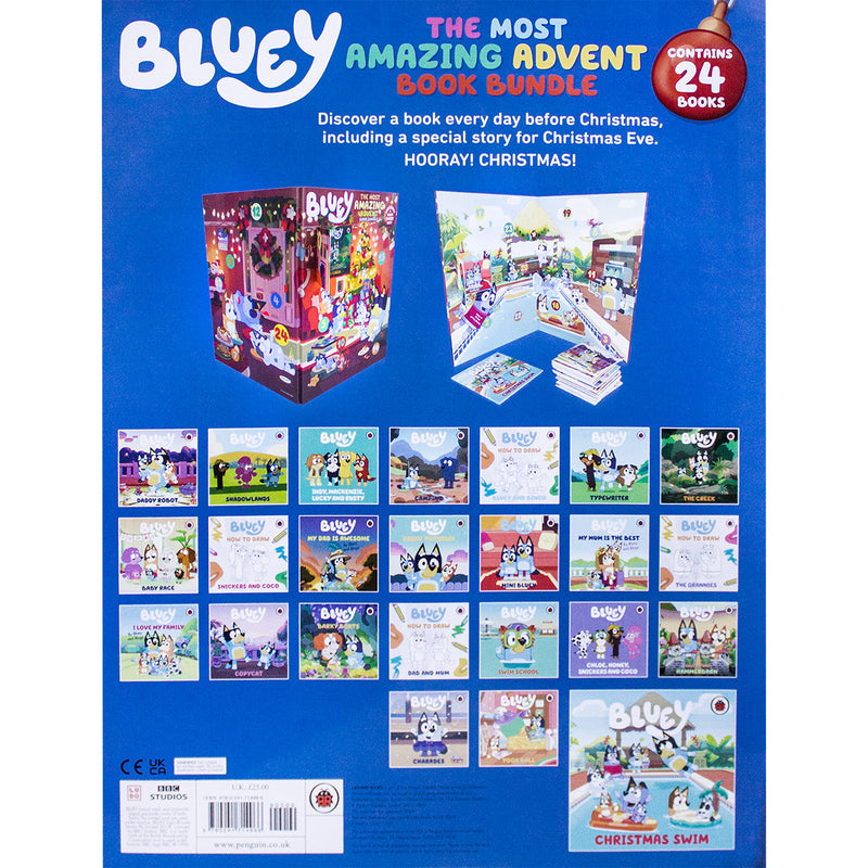 Bluey: The Most Amazing Advent Book Bundle Advent Calendar