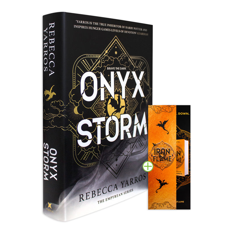 Onyx Storm Hardback Edition (With An Iron Flame Bookmark)