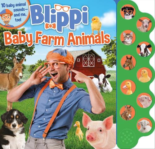 Blippi Baby Farm Animals (Sound Book)