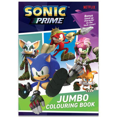 Sonic Prime Jumbo Colouring Book