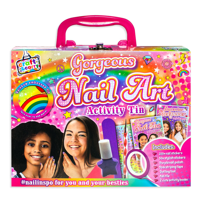 Gorgeous Nail Art Activity Tin