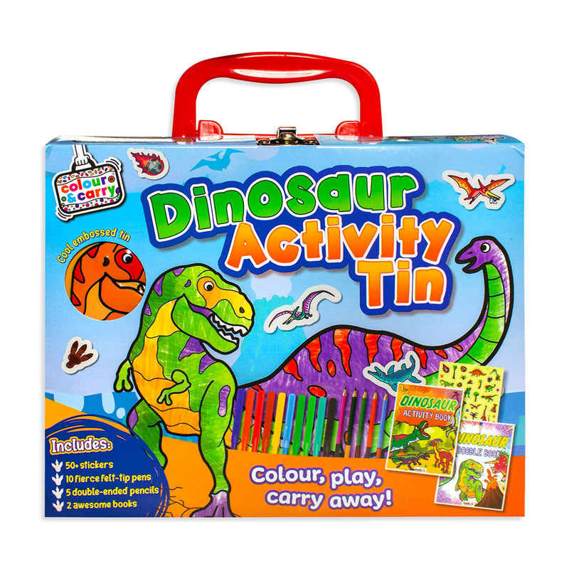 Dinosaur Activity Tin Box Set