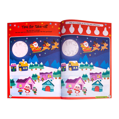 Santa's Busy Night Sticker Activity Book