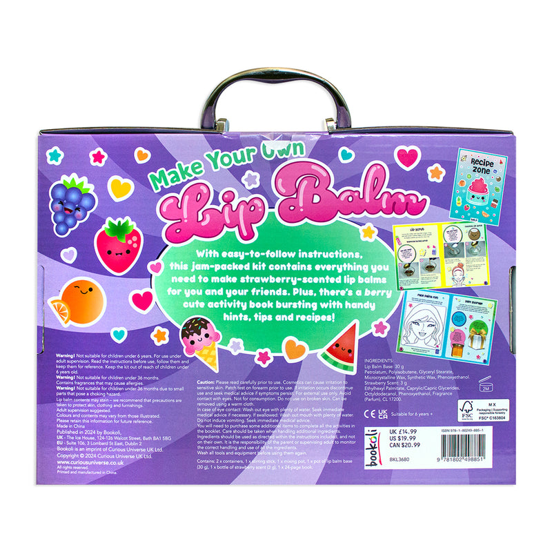 Craft & Carry Activity Kit Lip Balm Book