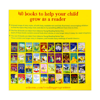 The Usborne Reading 40 Books Collection [New Edition]