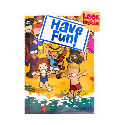 Have Fun - Beach Colouring Card