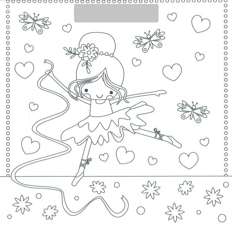 My Favourite Ballerina Colouring Pad