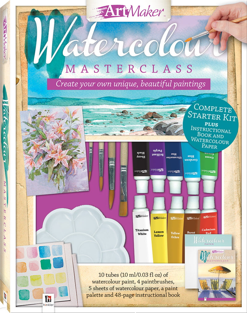 Art Maker Watercolour Masterclass Box-Set