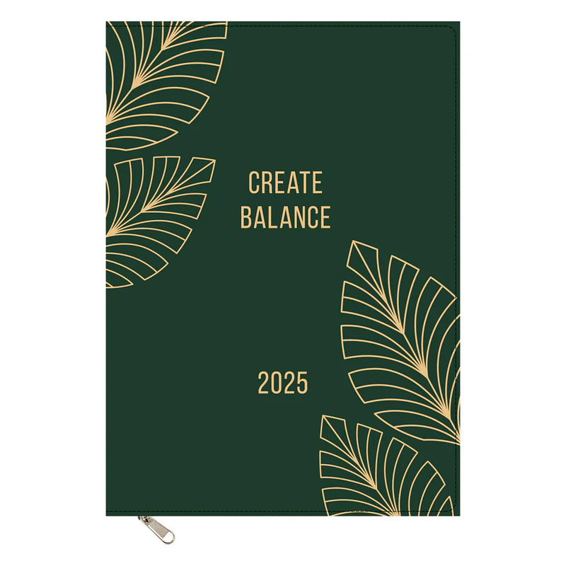 Daily Planner for Women 2025 With Zip Create Balance