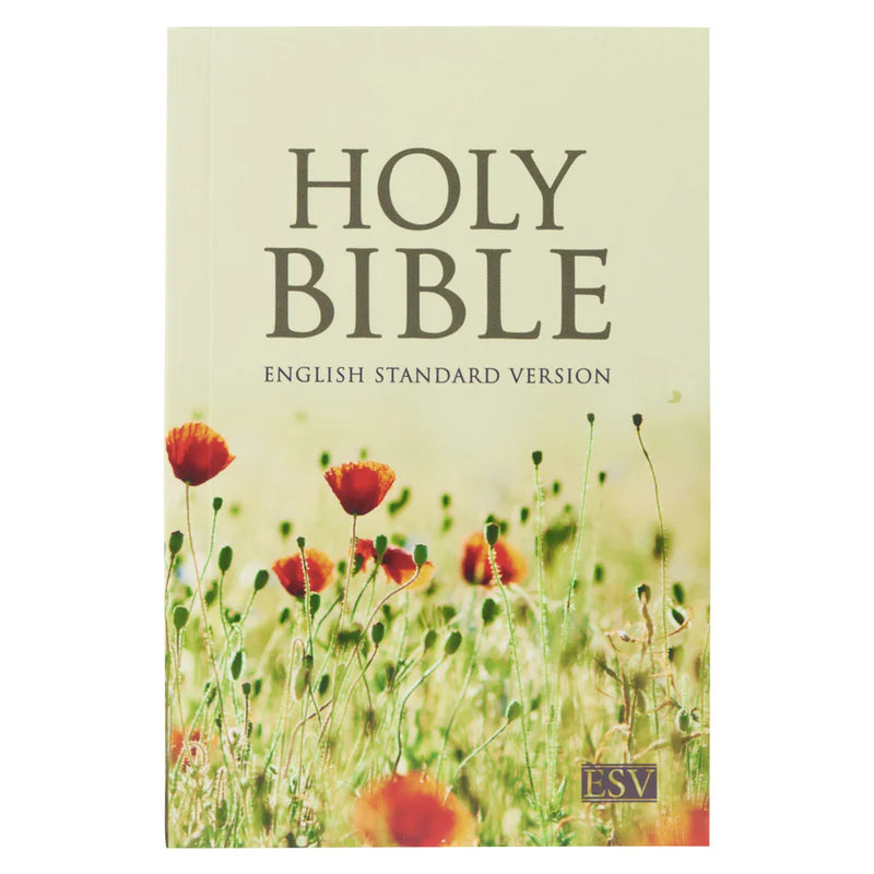 ESV Compact Holy Bible Poppies