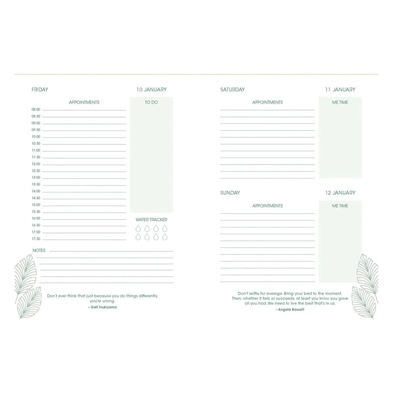 Daily Planner for Women 2025 With Zip Create Balance