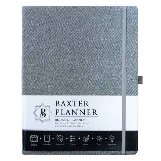 A4 Baxter Undated Planner (Grey)