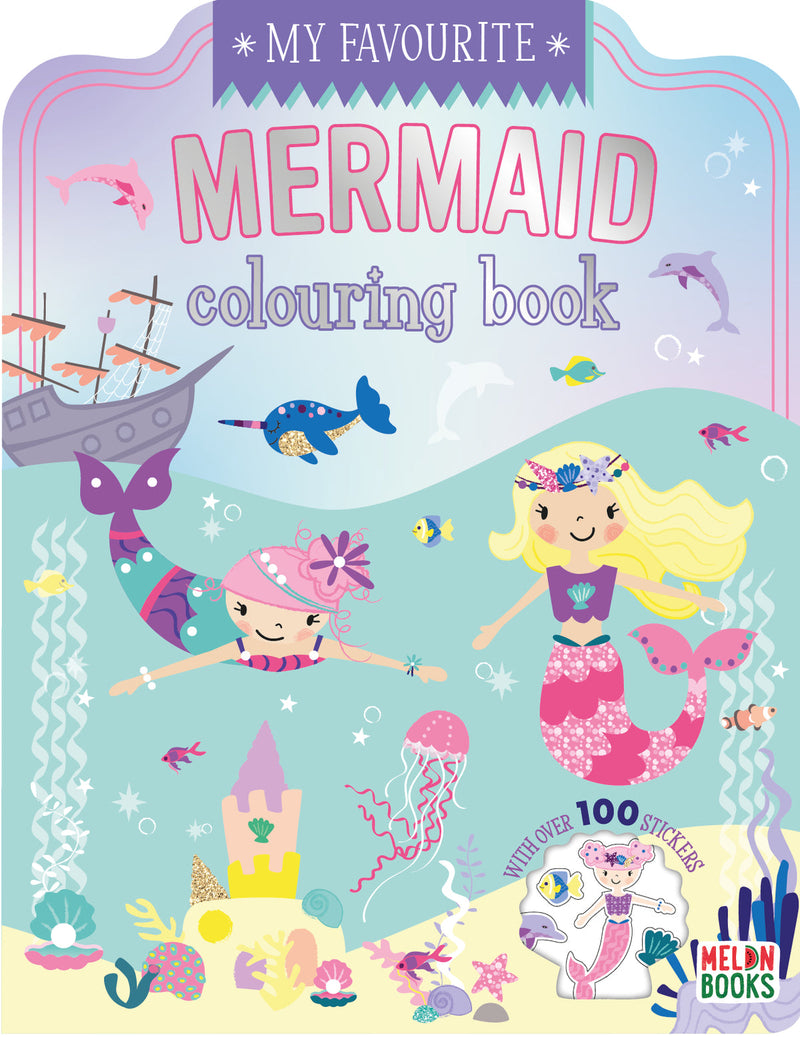 My Favourite Mermaid Colouring Book