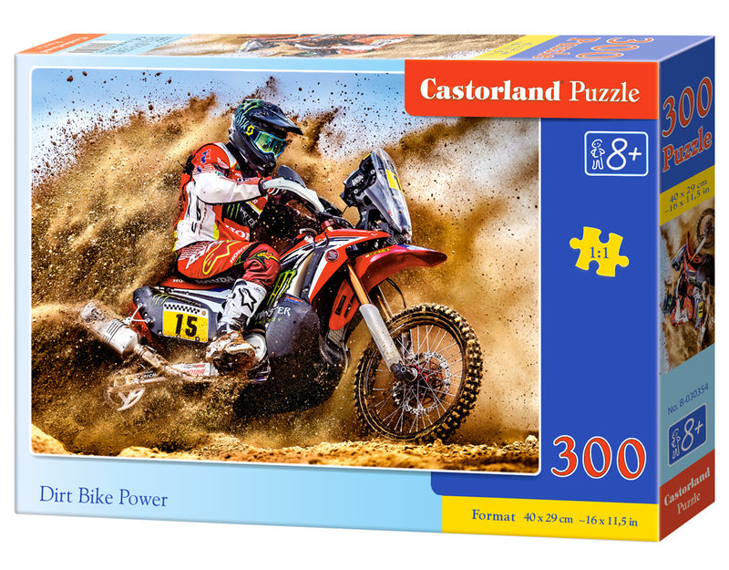 Dirt Bike Power 300 Piece Puzzle