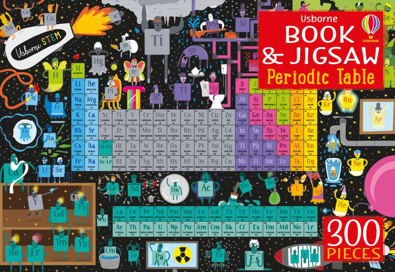 Periodic Table - 300 piece jigsaw and book