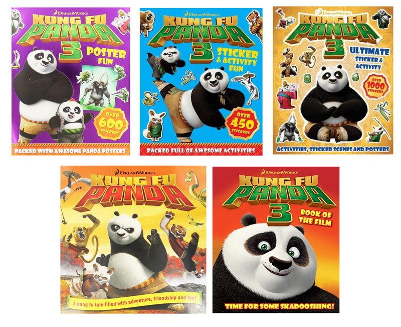 Kung Fu Panda 5 Book Pack