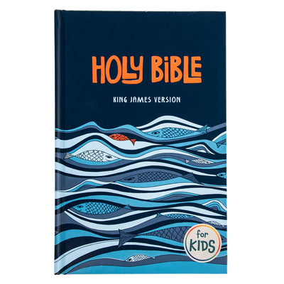 KJV Holy Bible For Kids Blue Ocean Large Print