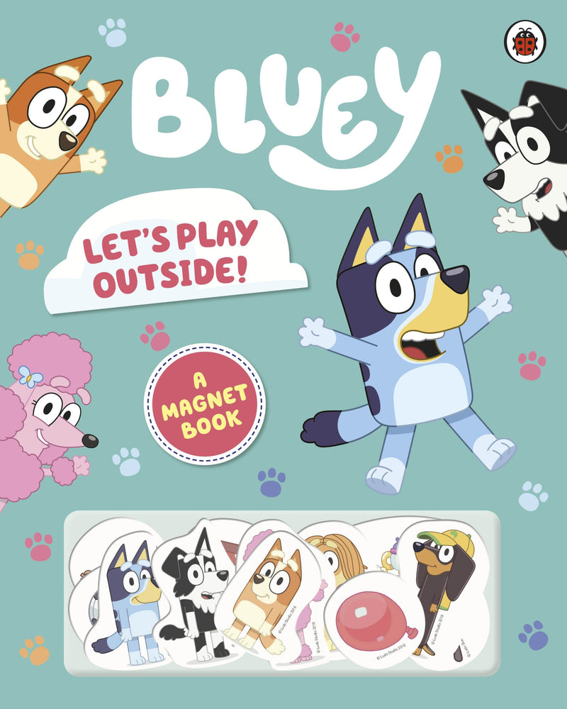 Bluey: Lets Playoutside Magnet Book & Toy