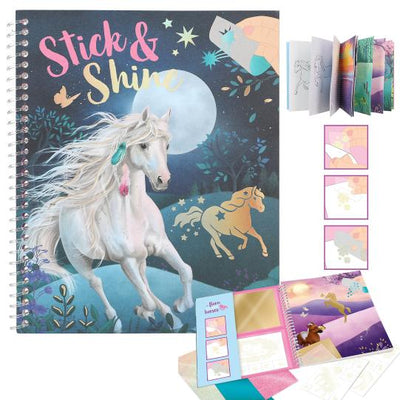 Miss Melody Stick & Shine Colouring Book