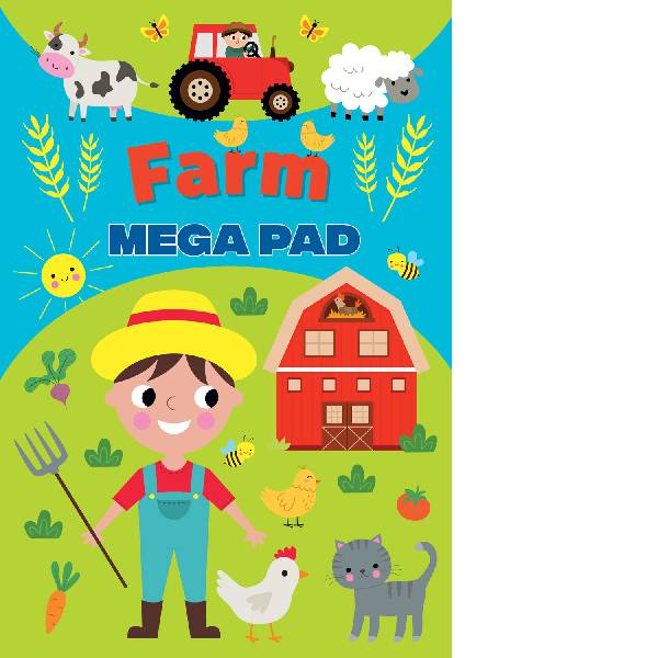 Farm Mega Pad Colouring Book