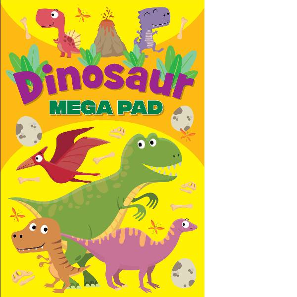 Dinosaur Mega Pad Colouring Book