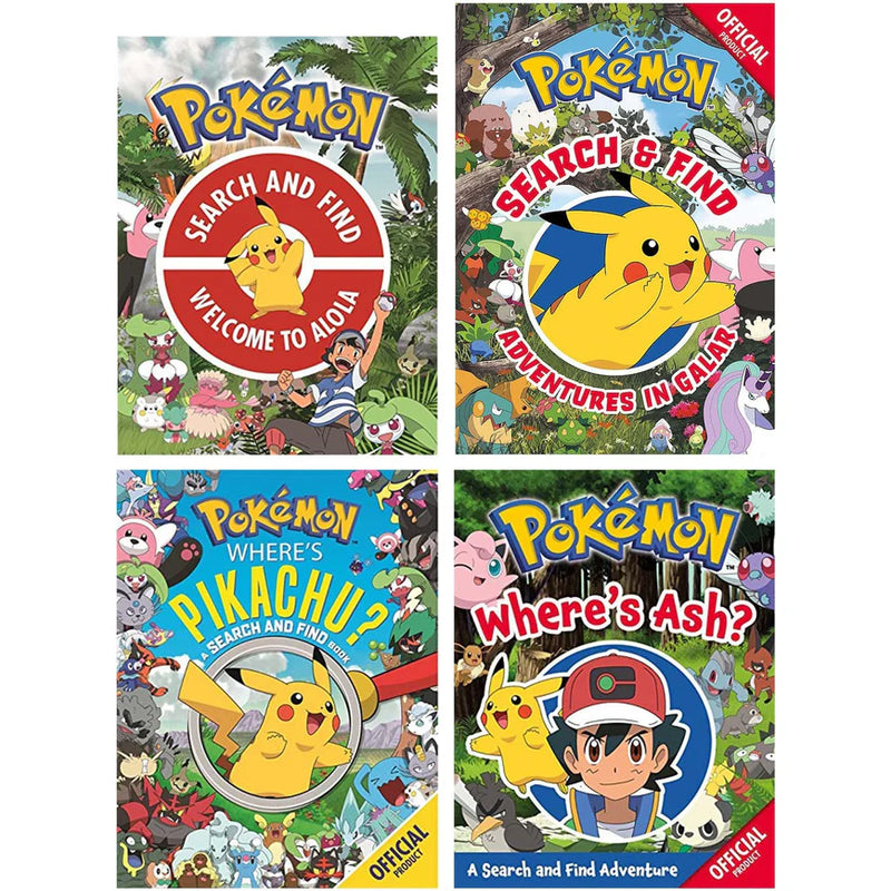 Pokémon Search and Find 4 Book Pack