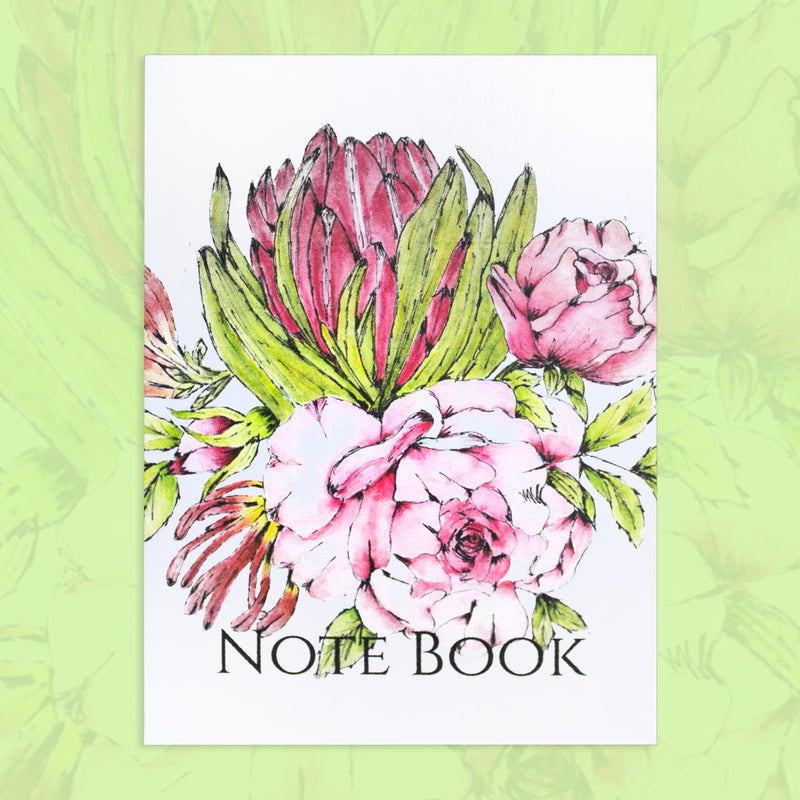 Notebook A7 Romantic Protea