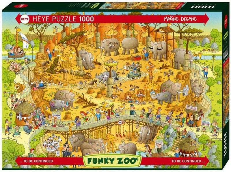 African Habitat 1000 Piece Puzzle