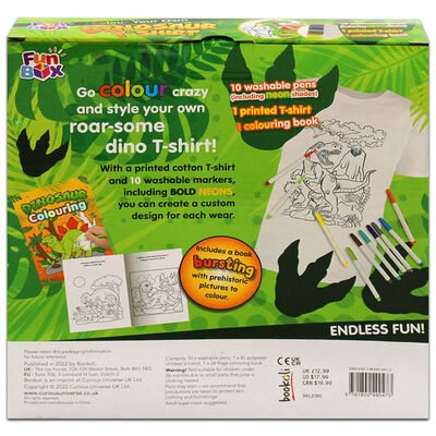 Colour Your Own Dinosaur T-Shirt Box Set - Readers Warehouse