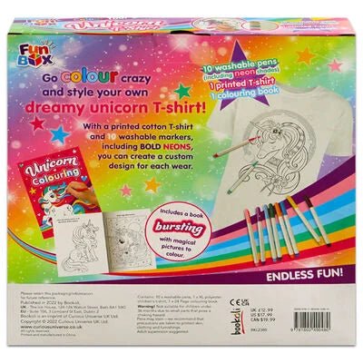 Colour Your Own Unicorn T-Shirt Box Set - Readers Warehouse