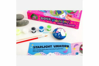 Neon Unicorns Rock Painting Box Set - Readers Warehouse