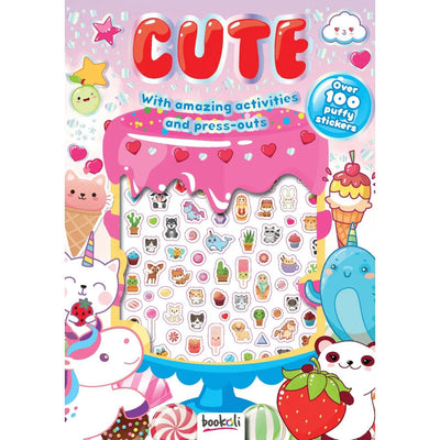 Puffy Sticker Activity Book: Cute - Readers Warehouse